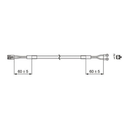 Picture of Cable for Use with CN3 Series, 5m Length, SMC, LC3F2-1-C3-05-1