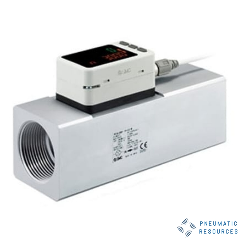 Picture of Flow Switch Series Digital Flow Switch Flow Switch for Dry Air, N2, 30 L/min Min, 3000 L/min Max, SMC, PF3A703H-F10-FS