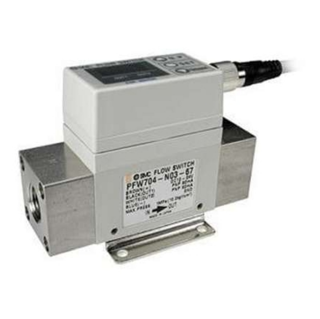 Picture of PF2W Series Digital Flow Switch Flow Switch for Water, 2 L/min Min, 16 L/min Max, SMC, PF2W720-F04-67