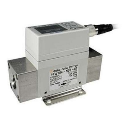Picture of PF2W Series Digital Flow Switch Flow Switch for Water, 2 L/min Min, 16 L/min Max, SMC, PF2W720-F04-67