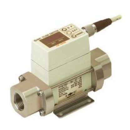 Picture of PF2W Series Digital Flow Switch For Water Flow Switch for Air, Gas, Water, 0.5 l/min Min, 4 L/min Max, SMC, PF2W704T-F03-67N