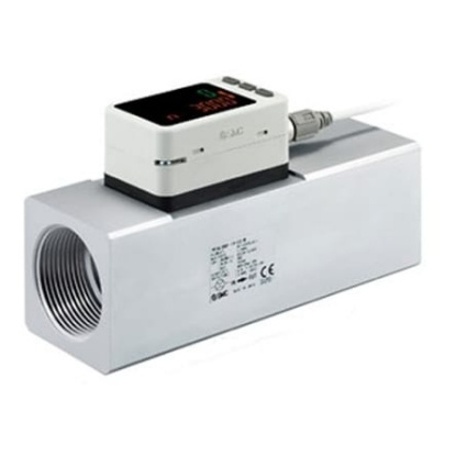Picture of PF3A712H Series Digital Flow Switch Flow Switch for Dry Air, N2, 120 L/min Min, 12000 L/min Max, SMC, PF3A712H-F20-FS