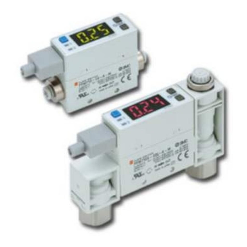 Picture of PFM7 Series Digital Flow Switch For Air Flow Sensor, 1 l/min Min, 50 L/min Max, SMC, PFM750S-F01-B-M-WS