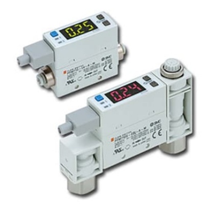 Picture of PFM7 Series Flow Switch Flow Switch, 1 L/min Min, 50 L/min Max, SMC, PFM750-01L-F
