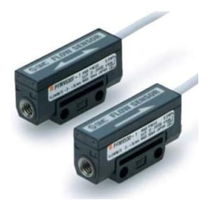 Picture of PFMV5 Series Flow Sensor for Dry Air, Gas, 0 l/min Min, 3 L/min Max, SMC, PFMV530F-1