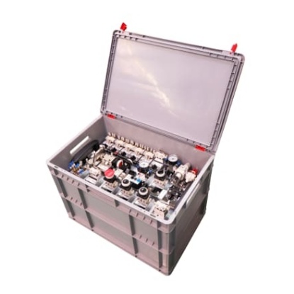 Picture of Pneumatics Industrial Training System, Pneutrainer-PNEU-404, SMC, SAI4-2284
