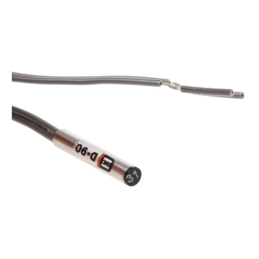 Picture of NCRB1BW10 Series Reed Switch, 5m Fly Lead, Groove Mounted, SMC, D-90L