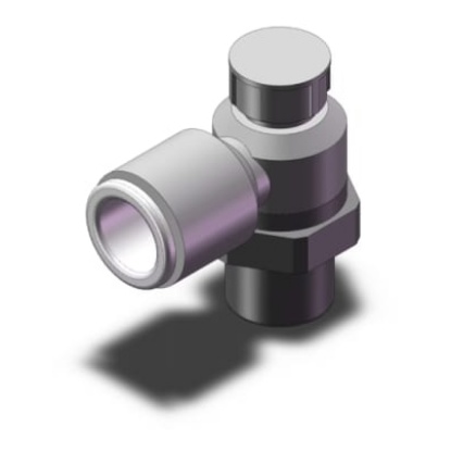 Picture of Inline Mounting Hydraulic Flow Control Valve, Rc 1/4, 10 bar, , 1, 460L/min, SMC, AS2201F-02-10SA
