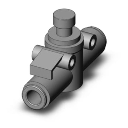 Picture of Inline Mounting Hydraulic Flow Control Valve, 10 bar, , 2, 23.3SCFM, SMC, AS3002F-08-J