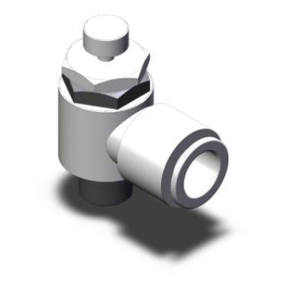 Picture of Inline Mounting Hydraulic Flow Control Valve, R 1/4, 10 bar, , 3, 920L/min, SMC, AS3201F-02-12S CSR