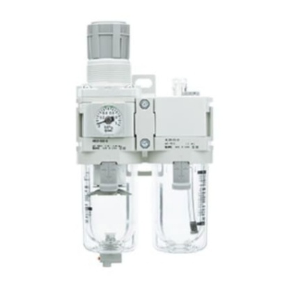 Picture of G 1/2 FRL Assembly, Auto Drain, 5μm Filtration Size, SMC, AC40A-F04DE-D