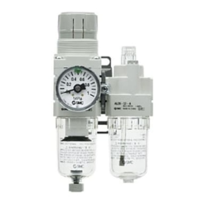Picture of G 1/2 FRL, Automatic Drain, 5μm Filtration Size - Without Pressure Gauge, SMC, AC40D-F04D-B