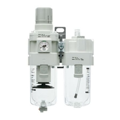 Picture of G 1/4 FRL, Automatic Drain, 5μm Filtration Size - Without Pressure Gauge, SMC, AC20A-F02C-B