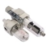 Picture of G 1/4 FRL, Automatic Drain, 5μm Filtration Size - With Pressure Gauge, SMC, AC20A-F02CG-B