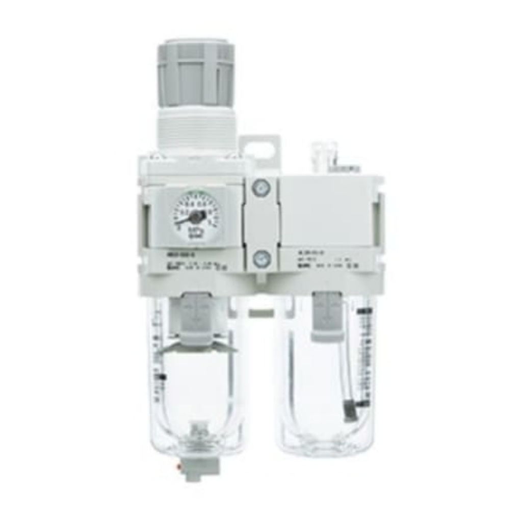 Picture of G 1 FRL Assembly, Auto Drain, 5μm Filtration Size, SMC, AC60A-F10DE-D
