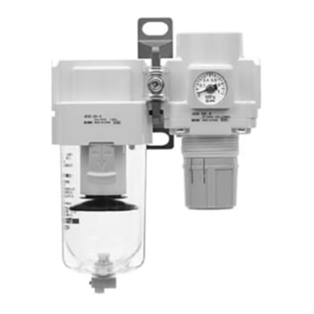 Picture of AC40 Filter Regulator, 5μm, G 1/2, 10 bar, SMC, AC40B-F04G-B