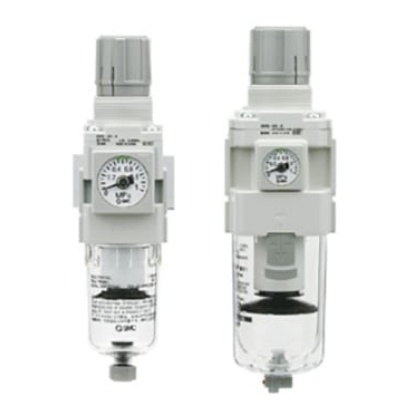 Picture of AW20 Filter Regulator, 5μm, G 1/8, 10 bar, SMC, AW20-F01H-B