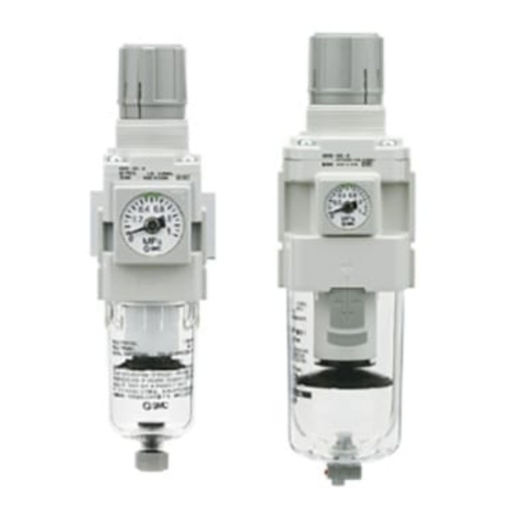 Picture of AW20 Filter Regulator, 5μm, G 1/8, Automatic, 10 bar, SMC, AW20-F01CH-B