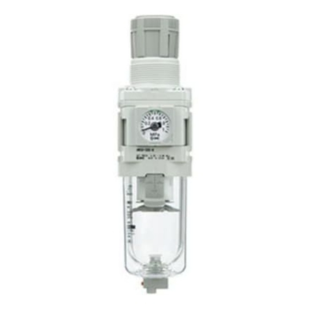 Picture of AW-D Series Filter Regulator, 5μm, G 1/8, Auto, 10 bar, SMC, AW20-F01CE-D