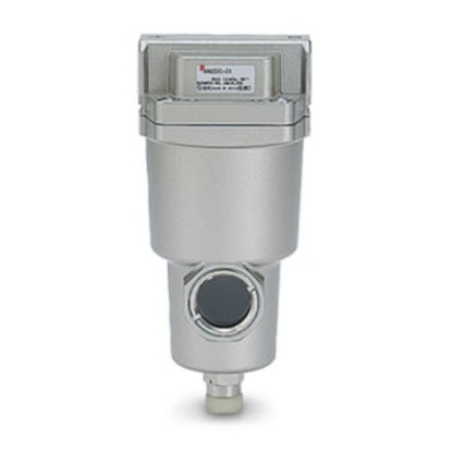 Picture of AFF75B series 5μm G 1 1/2 0.1MPa to 1 Mpa Pneumatic Filter 12000L/min max with Manual drain, SMC, AFF75B-F20D