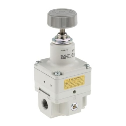 Picture of G 1/4 Female Pneumatic Regulator -, 1/4in, 1MPa max. input, SMC, IR2000-F02