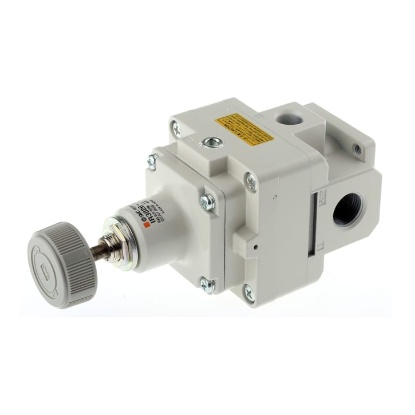 Picture of G 3/8 Pneumatic Regulator - 0.005MPa to 0.8MPa, 3/8in, 1MPa max. input, SMC, IR3020-F03