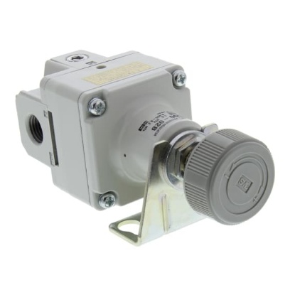 Picture of Rc 1/4 Pneumatic Regulator - 0.005MPa to 0.2MPa, 1/4in, 1MPa max. input, SMC, IR2000-02B