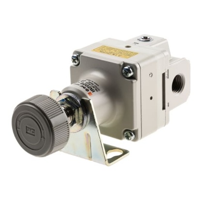 Picture of Rc 1/4 Pneumatic Regulator - 0.005MPa to 0.8MPa, 1/4in, 1MPa max. input, SMC, IR2020-02B
