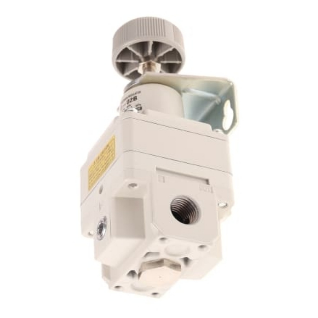 Picture of Rc 1/4 Pneumatic Regulator - 0.01MPa to 0.4MPa, 1/4in, 1MPa max. input, SMC, IR2010-02B