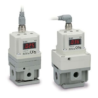 Picture of G 1/2 Pneumatic Regulator - 0.005MPa to 0.9MPa, 1/2in, 1MPa max. input, SMC, ITV3050-33F4N3