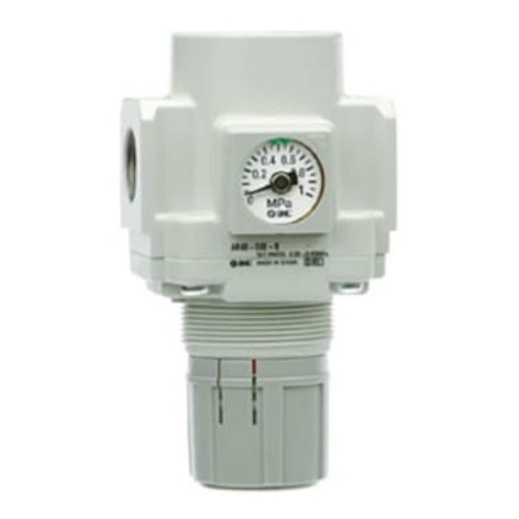 Picture of G 1/2 Pneumatic Regulator - 0.02MPa to 0.2MPa, 1/2, 1MPa max. input, SMC, AR40-F04-1N-B