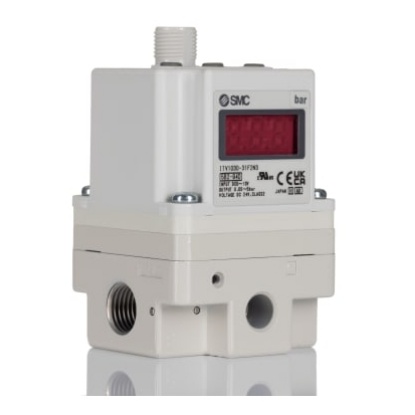 Picture of G 1/4 Pneumatic Regulator - 0.005MPa to 0.5MPa, 1/4in, 1MPa max. input, SMC, ITV1030-31F2N3