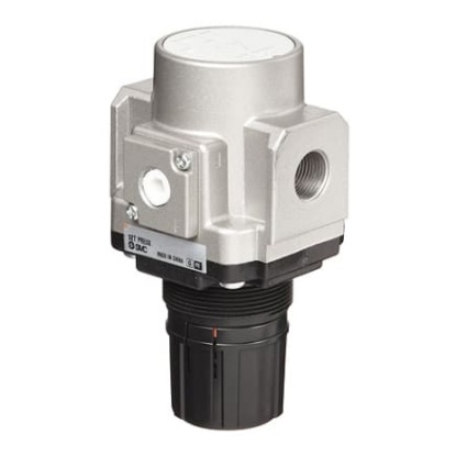 Picture of G 1/4 Pneumatic Regulator - 0.05MPa to 0.85MPa, 1/4, 1MPa max. input, SMC, AR20-F02H-B