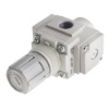 Picture of G 1/4 Pneumatic Regulator - 0.05MPa to 0.85MPa, 1/4in, 1MPa max. input, SMC, AR20K-F02-B