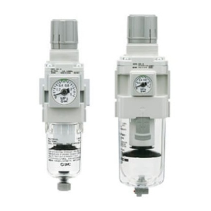 Picture of G 1/4 Pneumatic Regulator - 0.2bar to 2bar, 44930 in, 0.85Mpa max. input, AW20, SMC, AW20-F02-1-B
