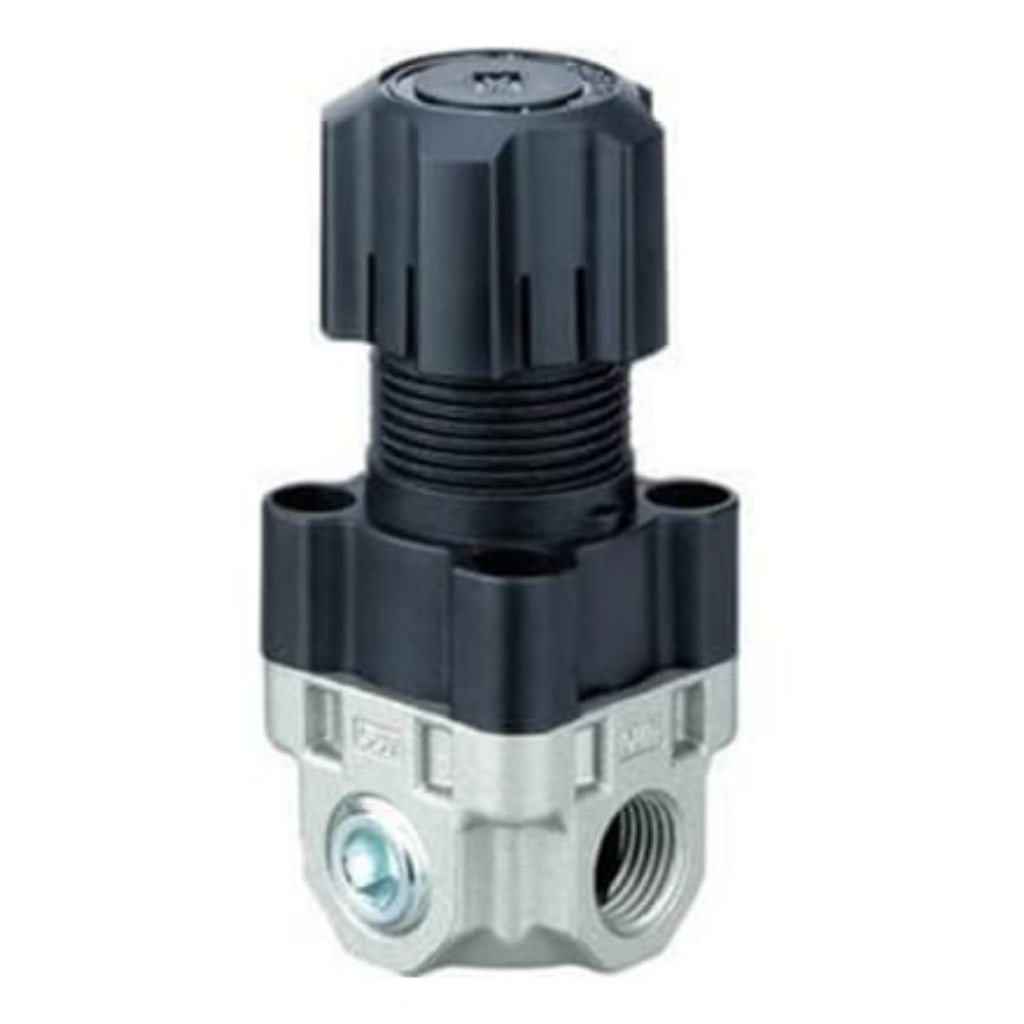 Picture of G 1/4 Pneumatic Regulator - 0.5bar to 3bar, 10bar max. input, SMC, ARX21-F02BG
