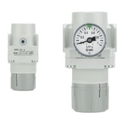 Picture of G 1/4 Pneumatic Regulator - 0.5bar to 8.5bar, 10bar max. input, SMC, AR30-F02G-A