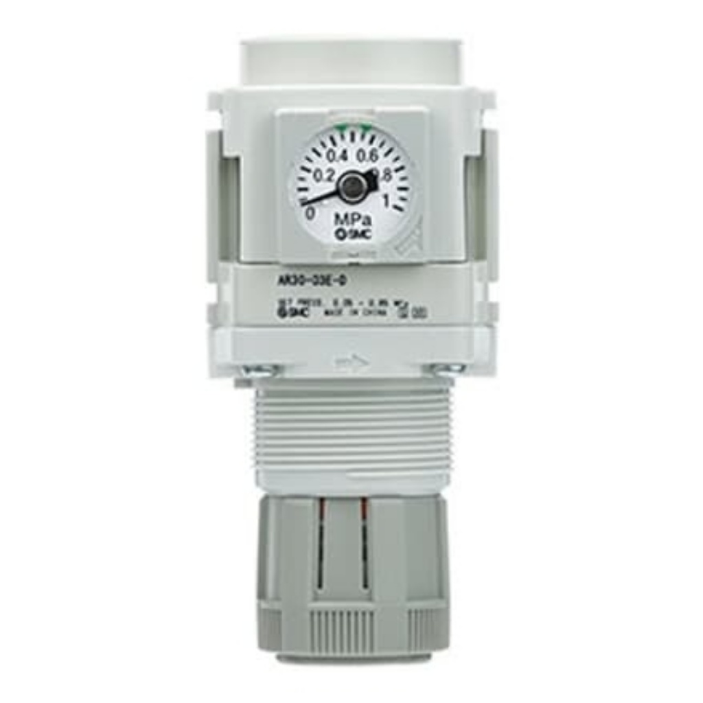 Picture of G 1/4 Pneumatic Regulator - 0.5MPa to 0.85MPa, 1/4 in, 1Mpa max. input, SMC, AR20K-F02BE-D