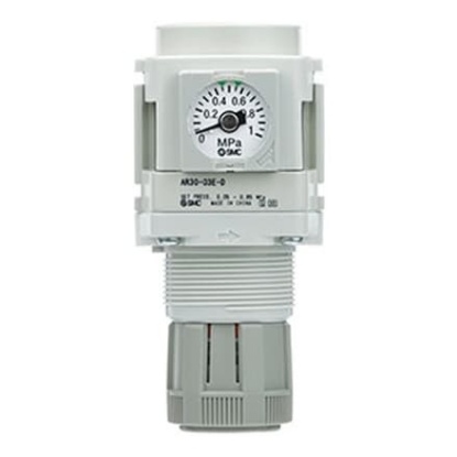Picture of G 1/4 Pneumatic Regulator - 0.5MPa to 0.85MPa, 1/4 in, 1Mpa max. input, SMC, AR20K-F02BE-D