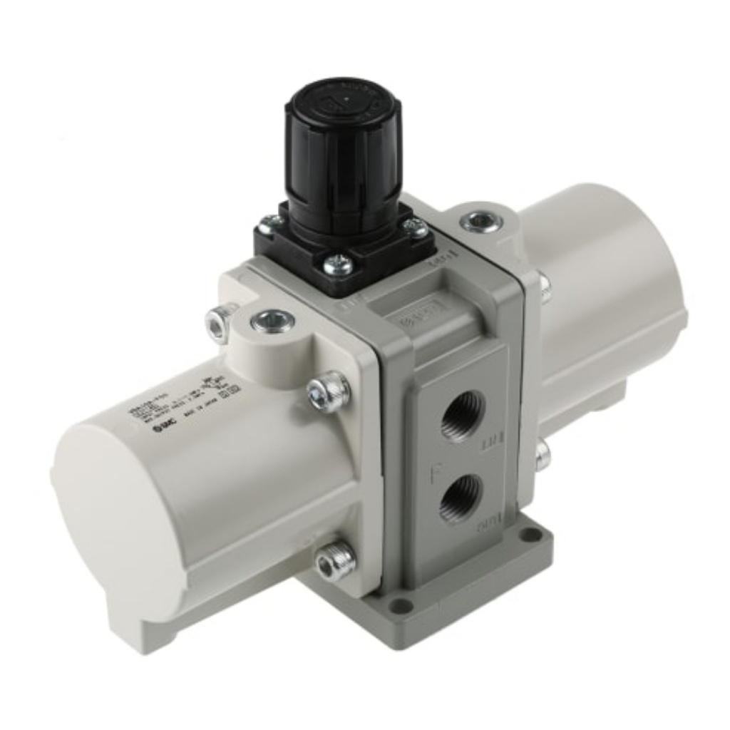 Picture of G 1/4 Pneumatic Regulator -, 1MPa max. input, SMC, VBA10A-F02
