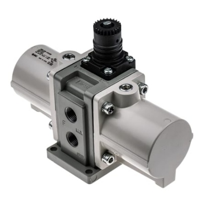 Picture of G 1/4 Pneumatic Regulator -, 1MPa max. input, SMC, VBA10A-F02GN