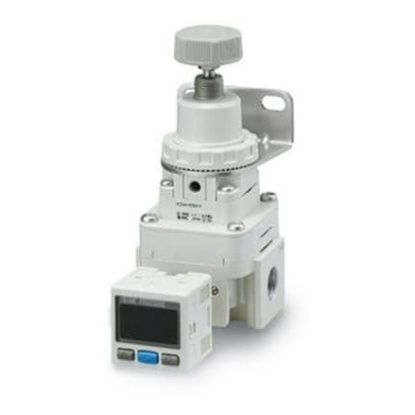 Picture of G 1/4 Regulator - 0.01MPa to 0.8MPa, 1/4 in, 1Mpa max. input, SMC, IR2020-F02-A