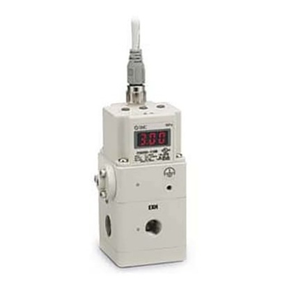 Picture of G 3/8 Pneumatic Regulator - 0.01MPa to 3MPa, 3/8in, 5MPa max. input, SMC, ITVX2030-33F3N
