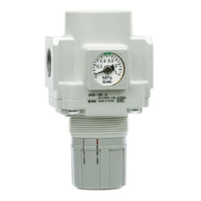 Picture of G 3/8 Pneumatic Regulator - 0.05MPa to 0.85MPa, 1Mpa max. input, SMC, AR40-F03B-B
