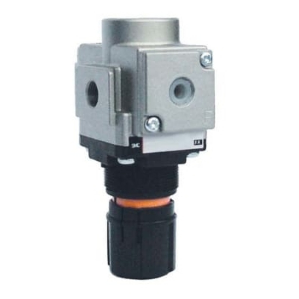 Picture of G 3/8 Pneumatic Regulator - 0.05MPa to 0.85MPa, 3/8, 1MPa max. input, SMC, AR25-F03-B