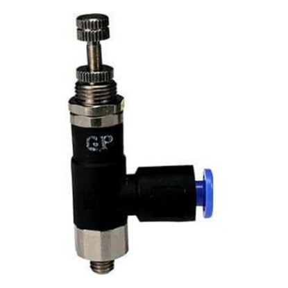 Picture of M5 x 0.8 Regulator - 0.1MPa to 0.7MPa, M5 mm, 0.8Mpa max. input, SMC, ARJ1020F-M5-06-1