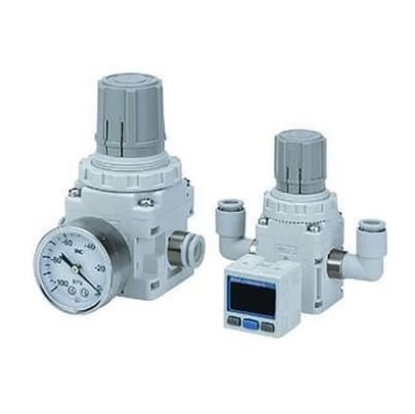 Picture of Pneumatic Regulator - -100kPa to -1.3kPa, 10mm, 100kPa max. input, SMC, IRV20-C10