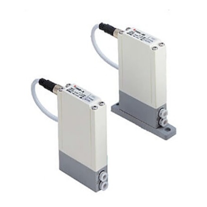 Picture of Push In 4 mm Pneumatic Regulator - 0.001MPa to 0.1MPa, 4mm, 0.2MPa max. input, SMC, ITV0010-3L