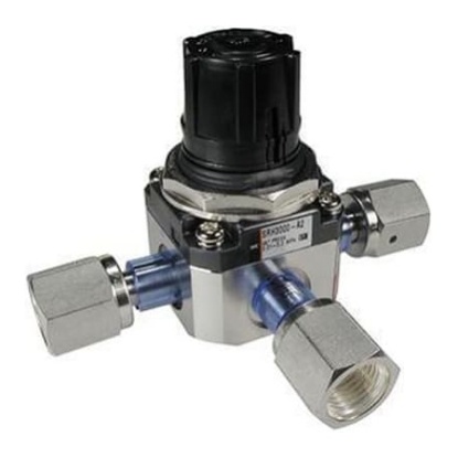 Picture of Rc 1/4 Pneumatic Regulator - 0.02MPa to 0.2MPa, 1MPa max. input, SMC, SRH3101-02