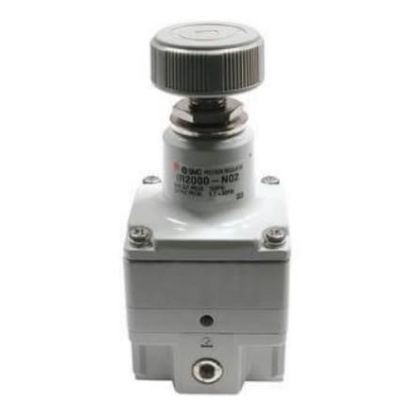 Picture of Rc 1/4 Pneumatic Regulator - 1MPa to 0.05MPa, G 1/4 Female in, 1Mpa max. input, IR2000-02, SMC, IR2000-02BG